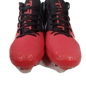 Nike Force Zoom Trout 5 Baseball Cleats Red Black Metal Men’s Size 12 AH3373-601